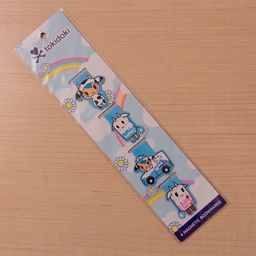 Tokidoki Magnetic Bookmarks - Milk Book Mark Set Planner Journal